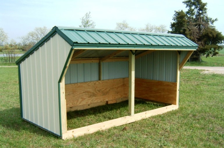 Unterbringung von Schafen - Schafstall bauen