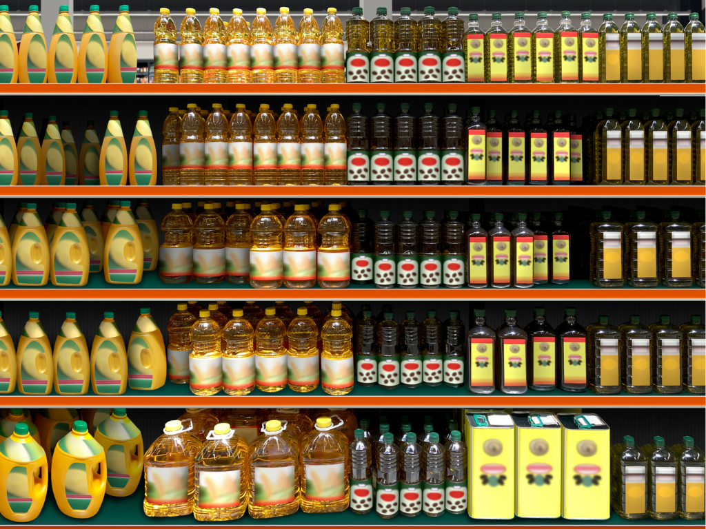 Verpackungen für pflanzliche Speiseöle