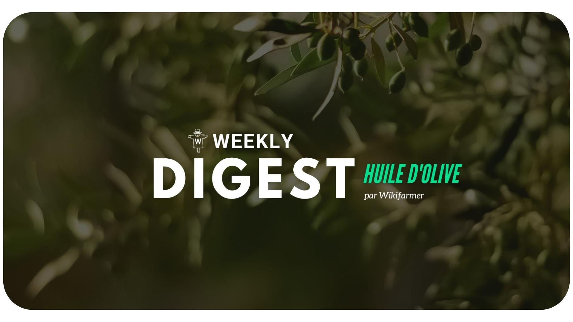 Le marché de l'huile d'olive w30/2024