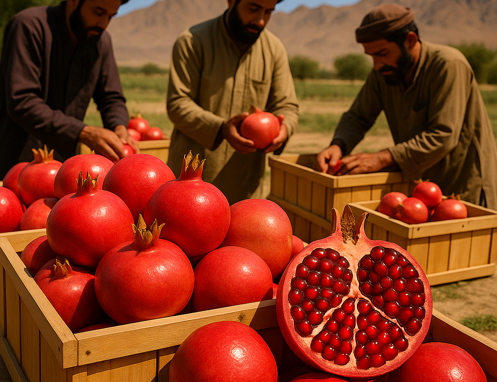 Pomegranate Products of Kandahar, Afghanistan: Varieties, Processing, Exports, and Sector Development Pomegranate Products of Kandahar, Afghanistan: Varieties, Processing, Exports, and Sector Development
