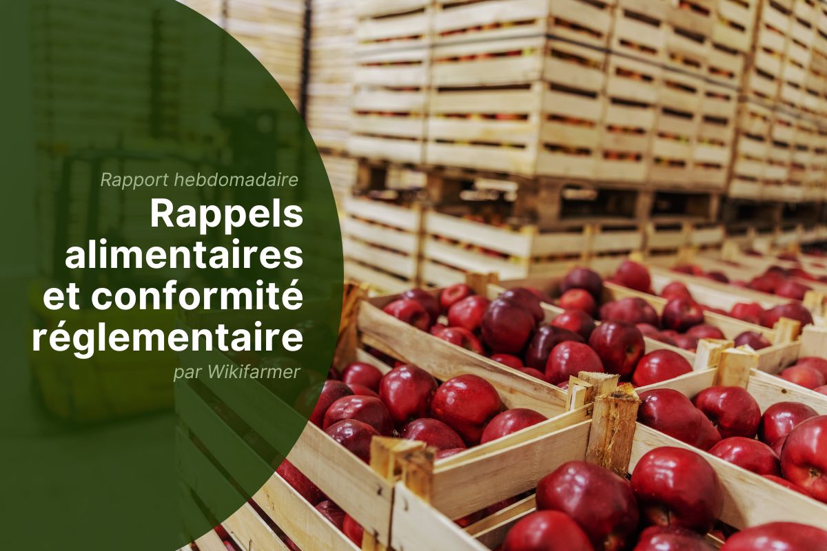 Rappels alimentaires et conformité réglementaire Retirées alimentaires en Europe : Semaine 41, 2025