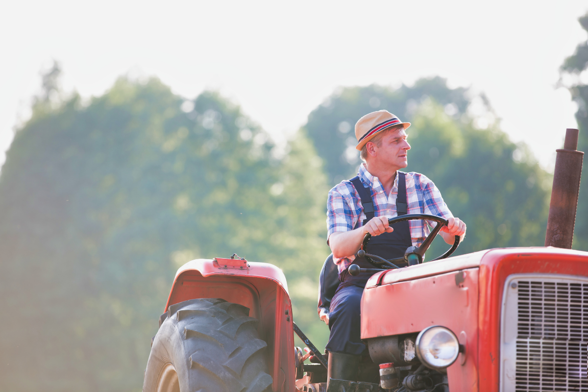 Farmer driving an old tractor Every farmer I know is running one of the hardest startups in the economy