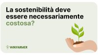 La sostenibilità deve essere necessariamente costosa?