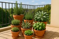 Drought and Heat-Resistant Herbs for Balcony Gardens: Low-Maintenance Plants for Summer