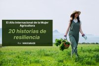 Una colección de retratos para el Año Internacional de la Mujer Agricultora (AIMA) 2026 de la ONU 20 historias de resiliencia de mujeres en la agricultura 20 historias de resiliencia de mujeres en la agricultura