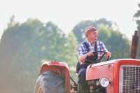 Farmer driving an old tractor Every farmer I know is running one of the hardest startups in the economy
