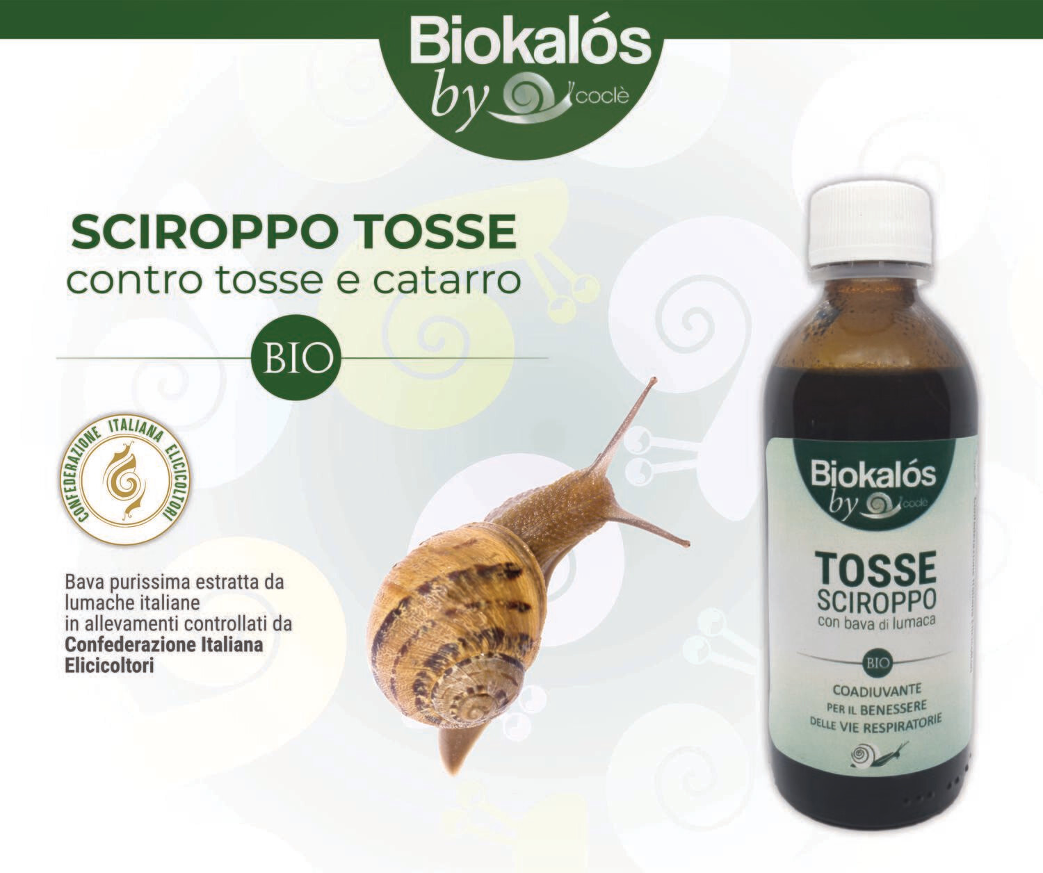 COUGH SYRUP with snail mucin 150ml Sant'Angelo In Formis Wikifarmer