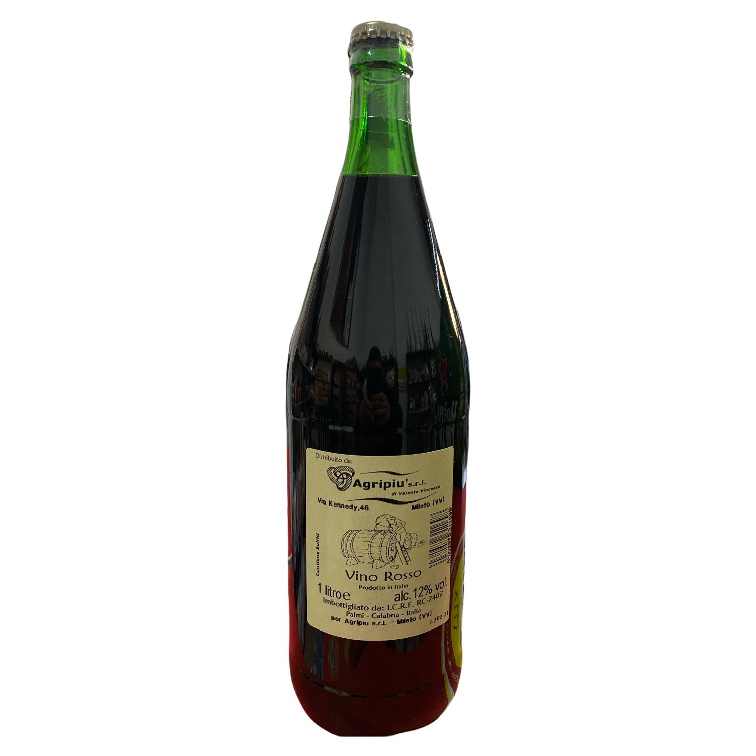 Red Wine from Calabria 1Lt ionadi Wikifarmer