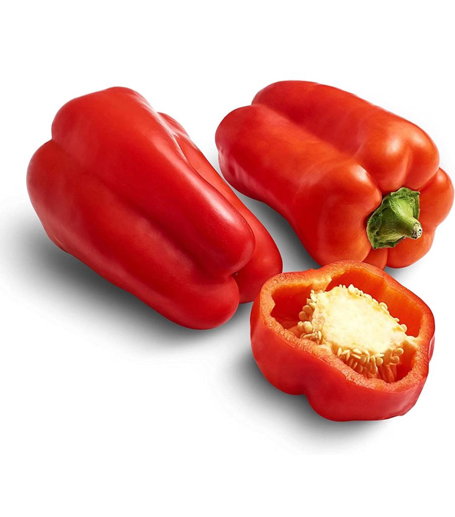Red lamuyo bell pepper in box, 19kg price per kilo Zaragoza