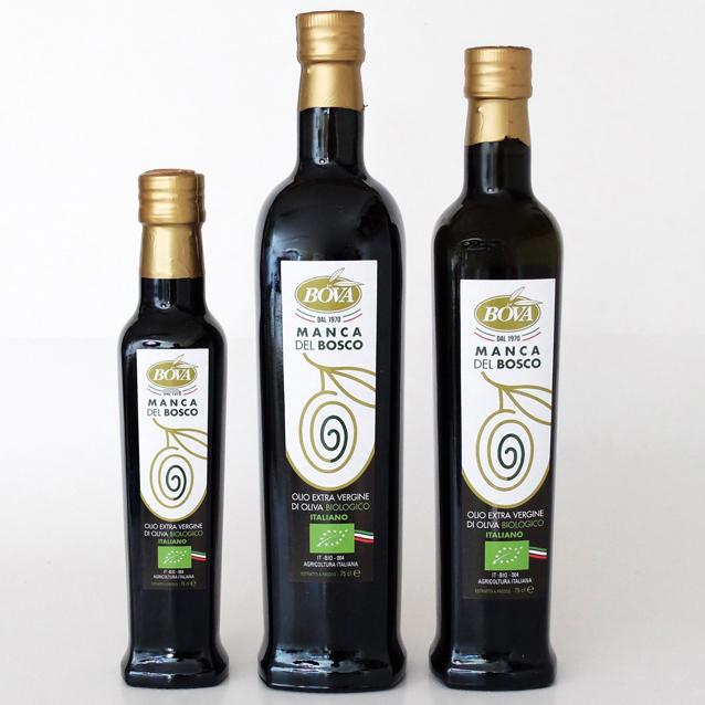 MANCA DEL BOSCO Organic extra virgin olive oil bottle 750 ml