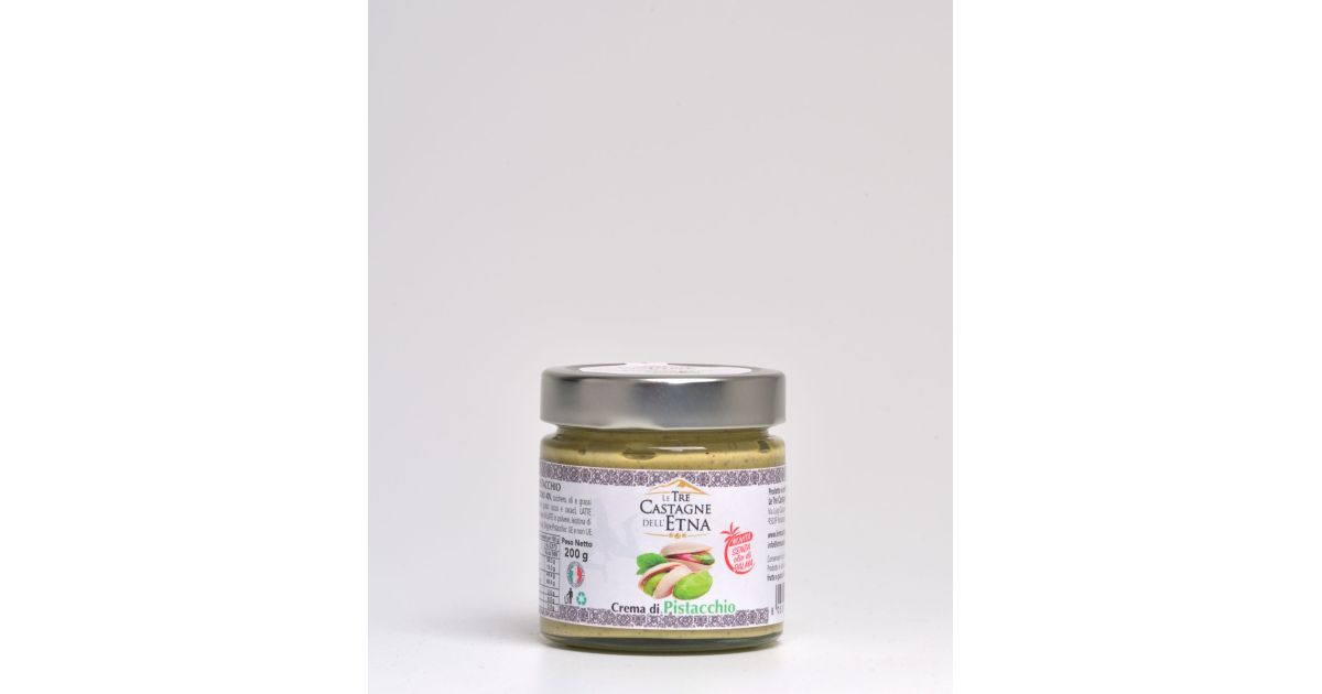 Pistachio spreadable cream 200 gr. - Trecastagni - Wikifarmer