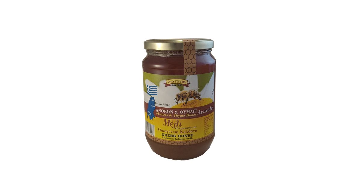 Flower Honey & Thyme 'Beekeeping Family Kaldani' 1kg - VONITSA - Wikifarmer