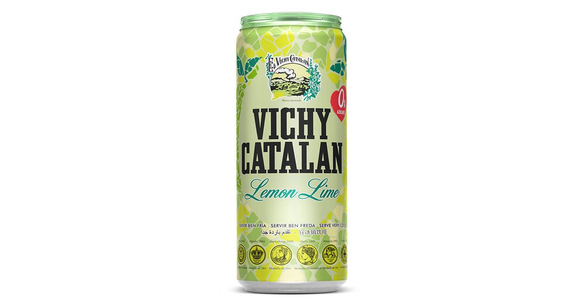 VICHY CATALAN SOFT DRINK SLEEK LIME LEMON NEOPACK 33 CL CAN Málaga