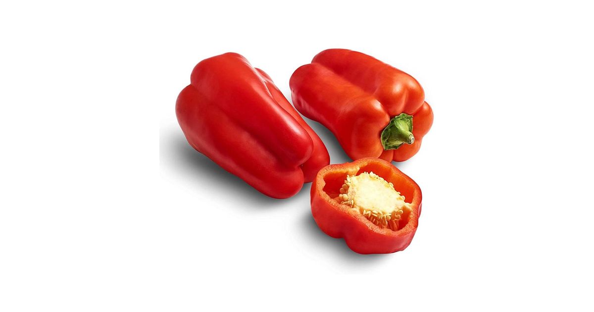 Red lamuyo bell pepper in box, 19kg price per kilo Zaragoza