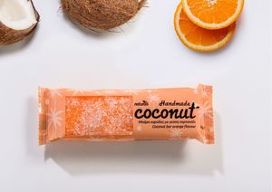 Coconut bar with Orange flavor NATURALS 100g 
