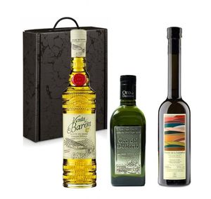 THE THREE BEST OLIVE OILS IN THE WORLD. GIF PACK 3 x 500ml