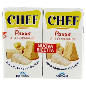Cooking cream with 4-cheese 2x125ml
