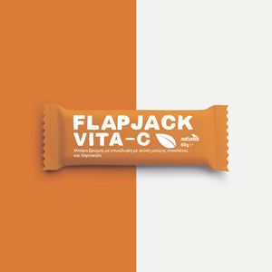 Flapjack Vita-C with Oat & Dark chocolate & orange coating NATURALS 80g