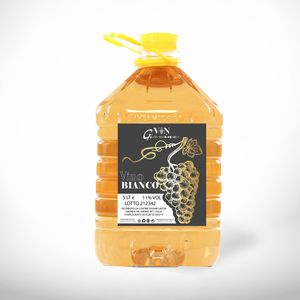 Chardonnay Puglia IGP - in 5 Litres plastic container - Alcohol content: 12.00% vol. 