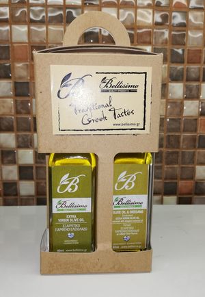 GIFT PACKAGΕ (OLIVE OIL-OLIVE OIL WITH ESSENTIAL OIL)