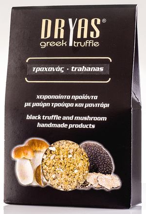 Trahanas with black truffle and porcini mushrooms 250gr