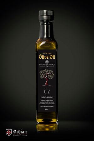 Rodion Olive groves - Extra Virgin Olive Oil 0.2% Acidity 250ml - PET Packaging