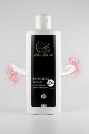 Helix Real BÍO - Gentle bath foam with snail mucin, calendula and olive oil - 200ml