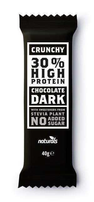 Protein Chocolate Crunchy Dark NATURALS 40g