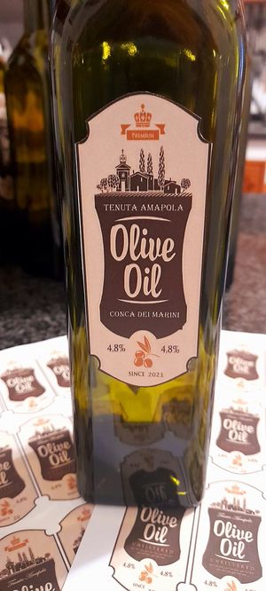 Extra virgin olive oil - Tenuta Amapola 0.5 liters - Italy