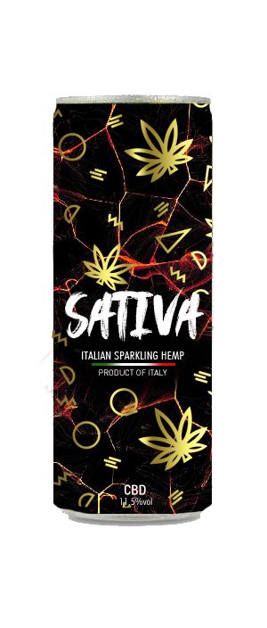 Sativa - Hemp Sparkling Can 25CL, Gradation 5.5%