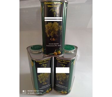 Extra virgin olive oil in 5 liters tins - CASTELVETRANO - Wikifarmer