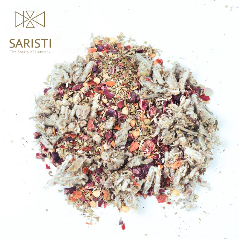 SARISTI Love Organic Herbal Tea Blend, Doypack , 40 g Loose Leaf