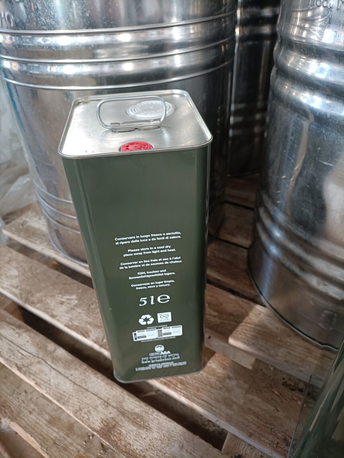 Extra Virgin Olive Oil - 5 liter can