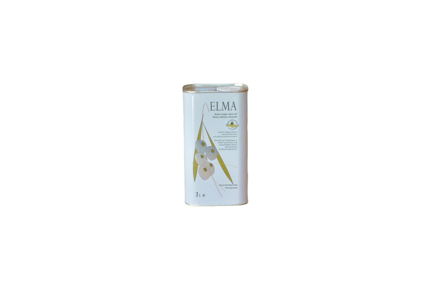 Elma extra virgin olive oil metal can 1 Lt