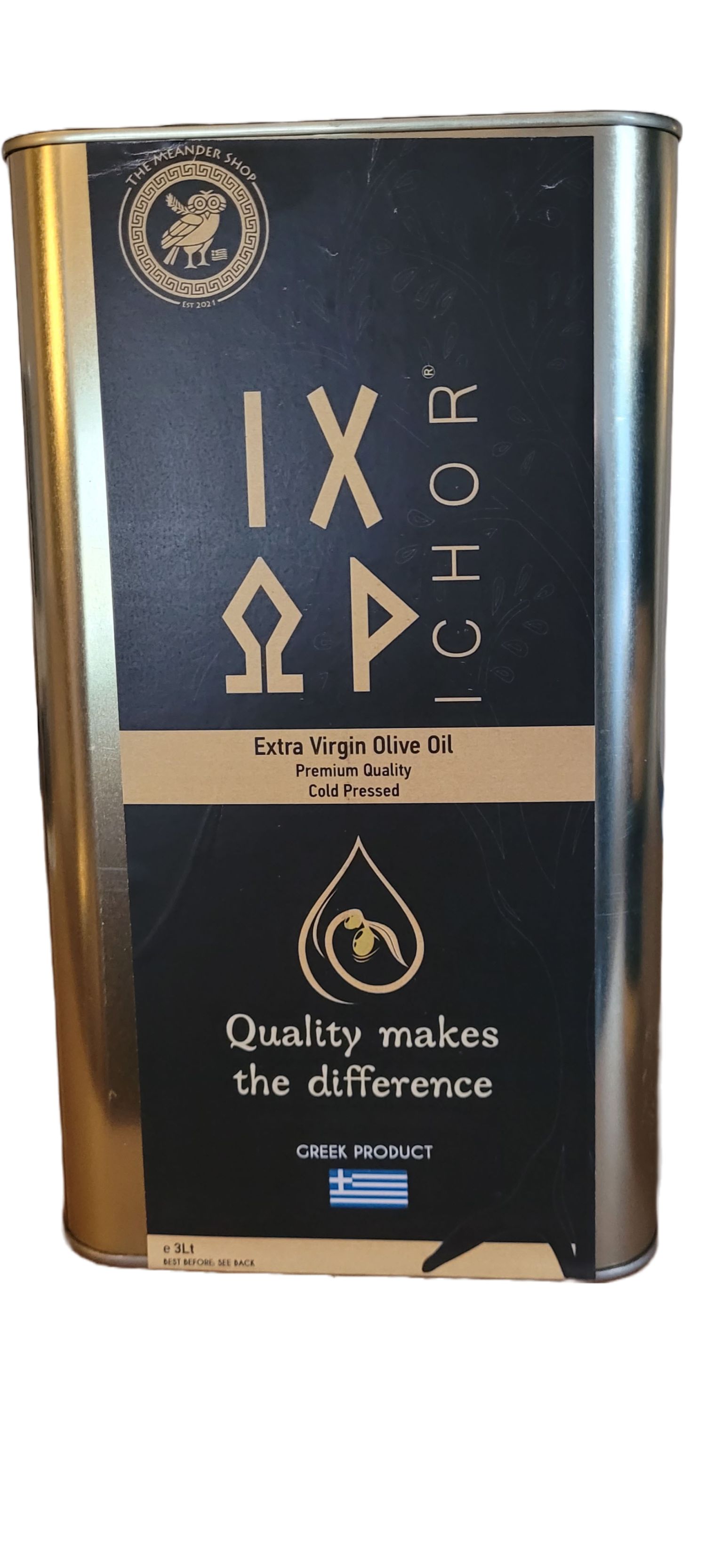 Extra Virgin Olive Oil 3L ICHOR