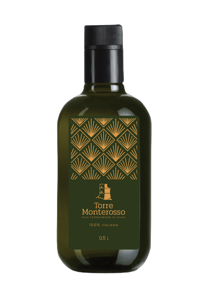 TORRE MONTEROSSO ITALIAN EXTRA VIRGIN OLIVE OIL ® 0.5 LITERS