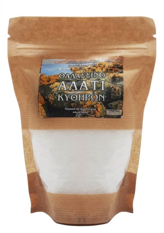 Kythera Rock Sea Salt (Eco-friendly Paper Package 500g)