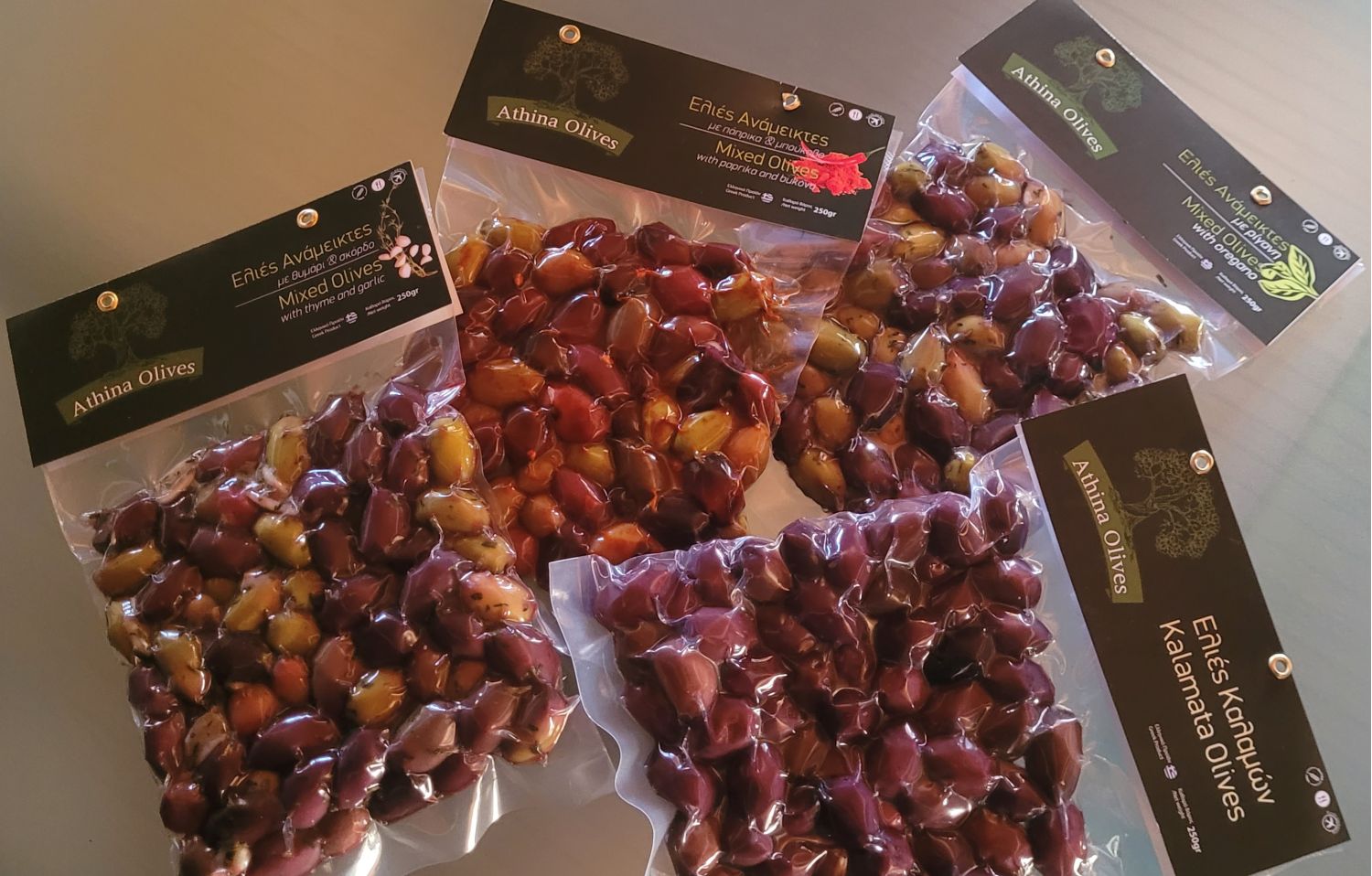 Kalamon Olives in vacuum packaging 150 gr
