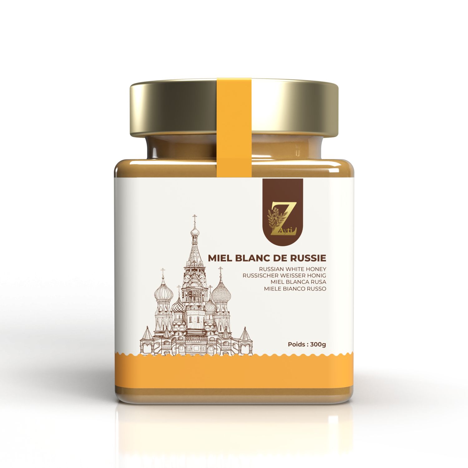 Russian White Honey - 300g