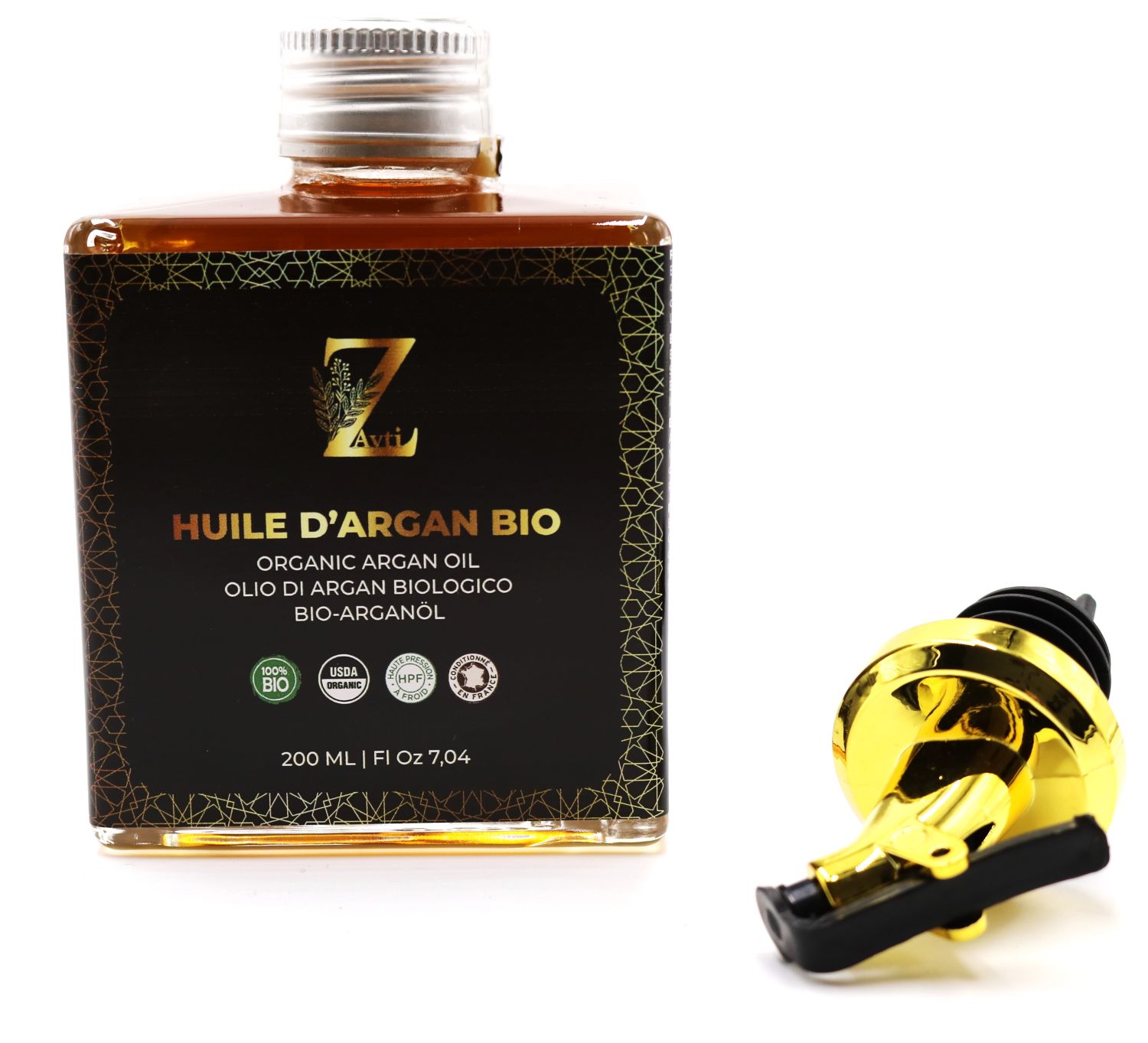 Moroccan Culinary (Food) Argan Oil - Cold Pressed - 200ml