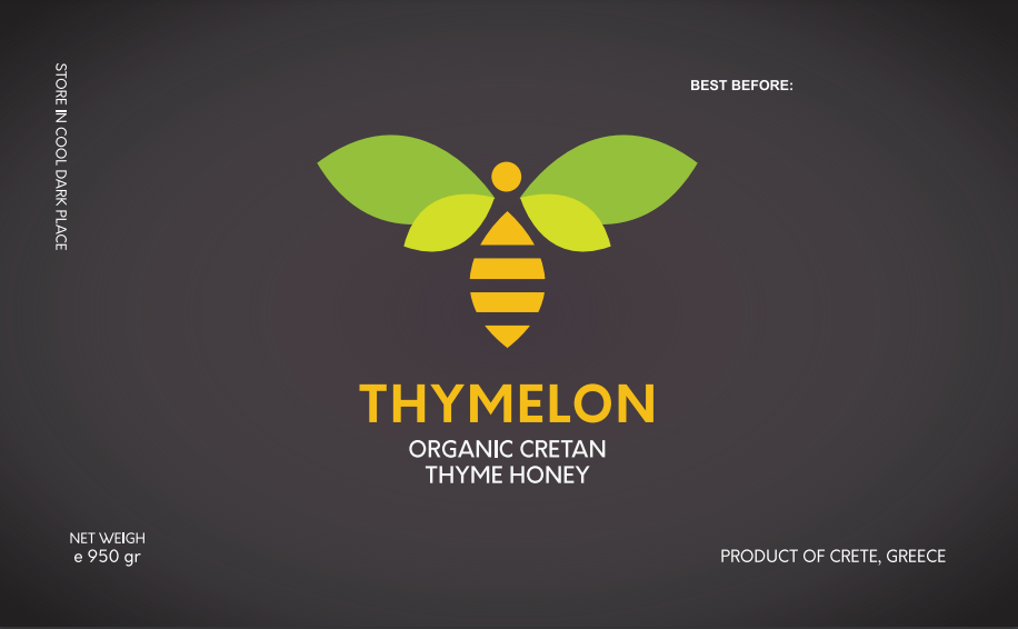 Thyme Honey Organic Glass Jar 950 gr