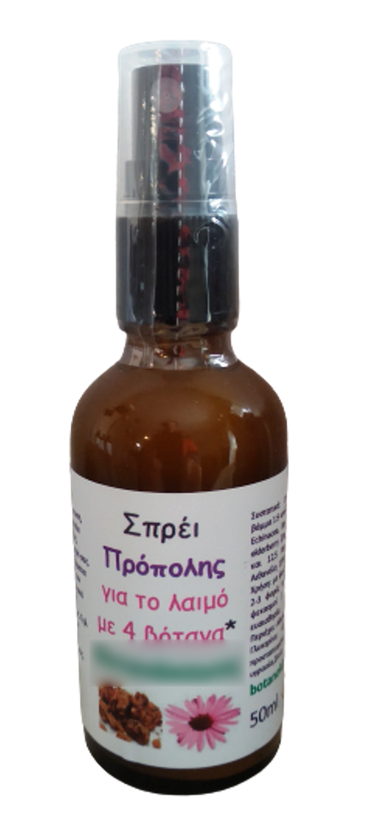 Propolis tincture with 4 herbs, 50ml