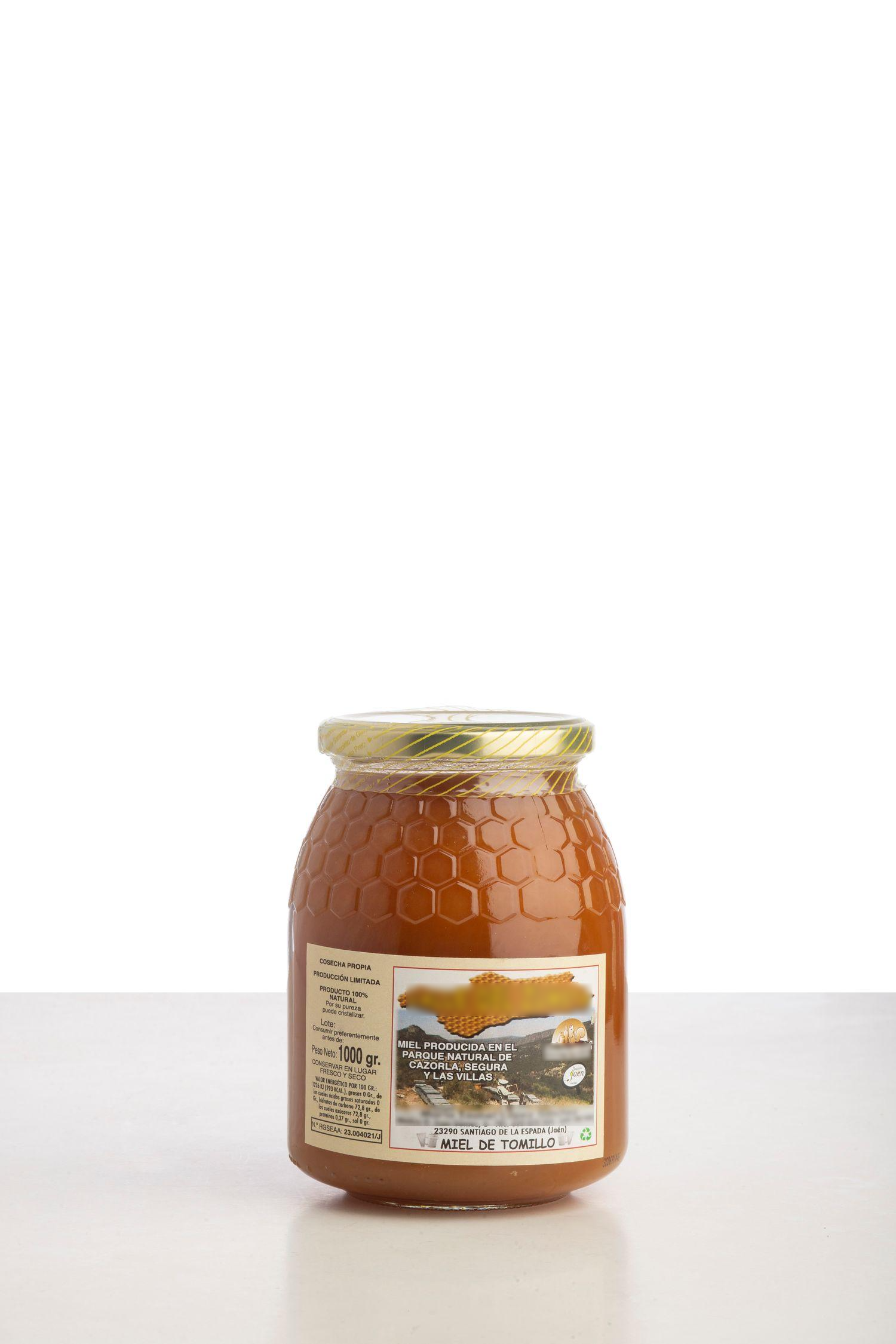 Thyme Honey 1 kg. jar. Completely artisan, always respecting the environment.