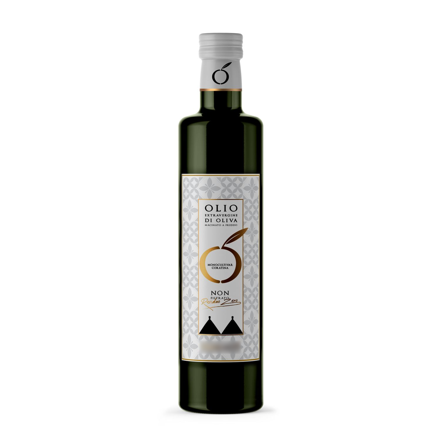 EXTRA VIRGIN OLIVE OIL 100% MONOCUTIVAR CORATINA - 1 LITRE - GLASS PACKAGING