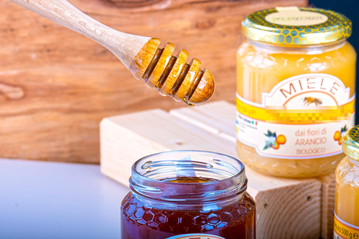 Organic Orange Honey 500g - 100% Italian - Made in Sicily