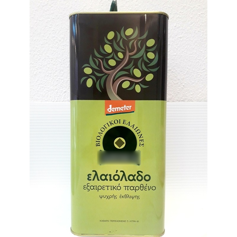 Organic Extra Virgin Οlive Οil 5L