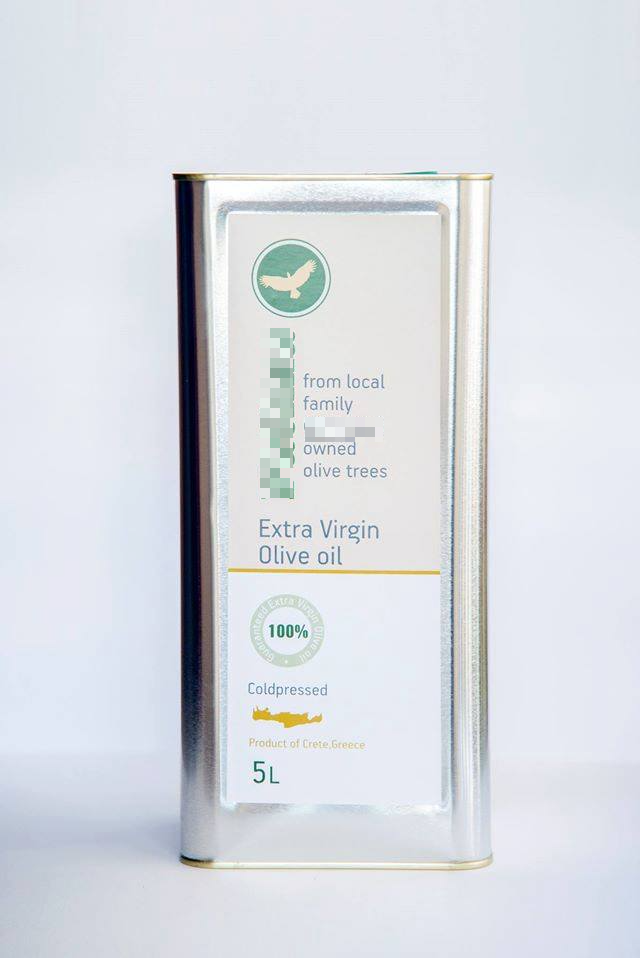 Extra Virgin Olive Oil - Family Box, 4 Tin Canisters of 5lt