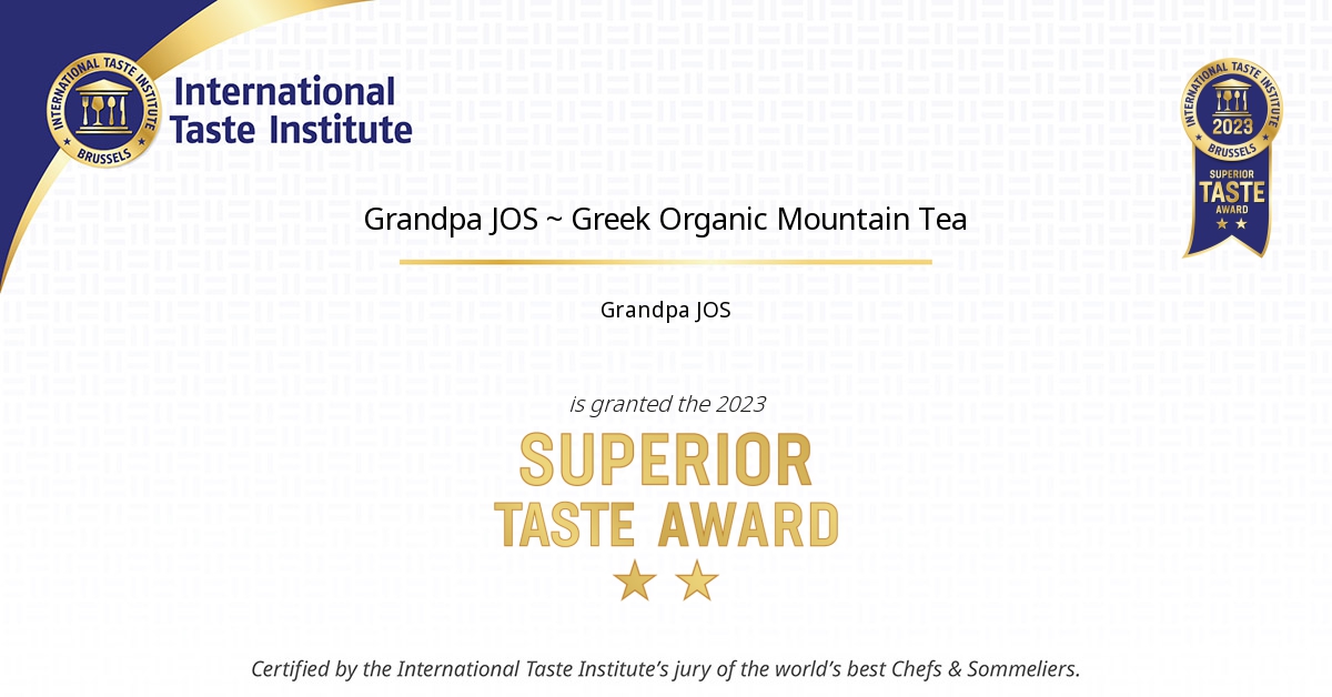 Organic Mountain Tea "Sideritis" Scardica 30g