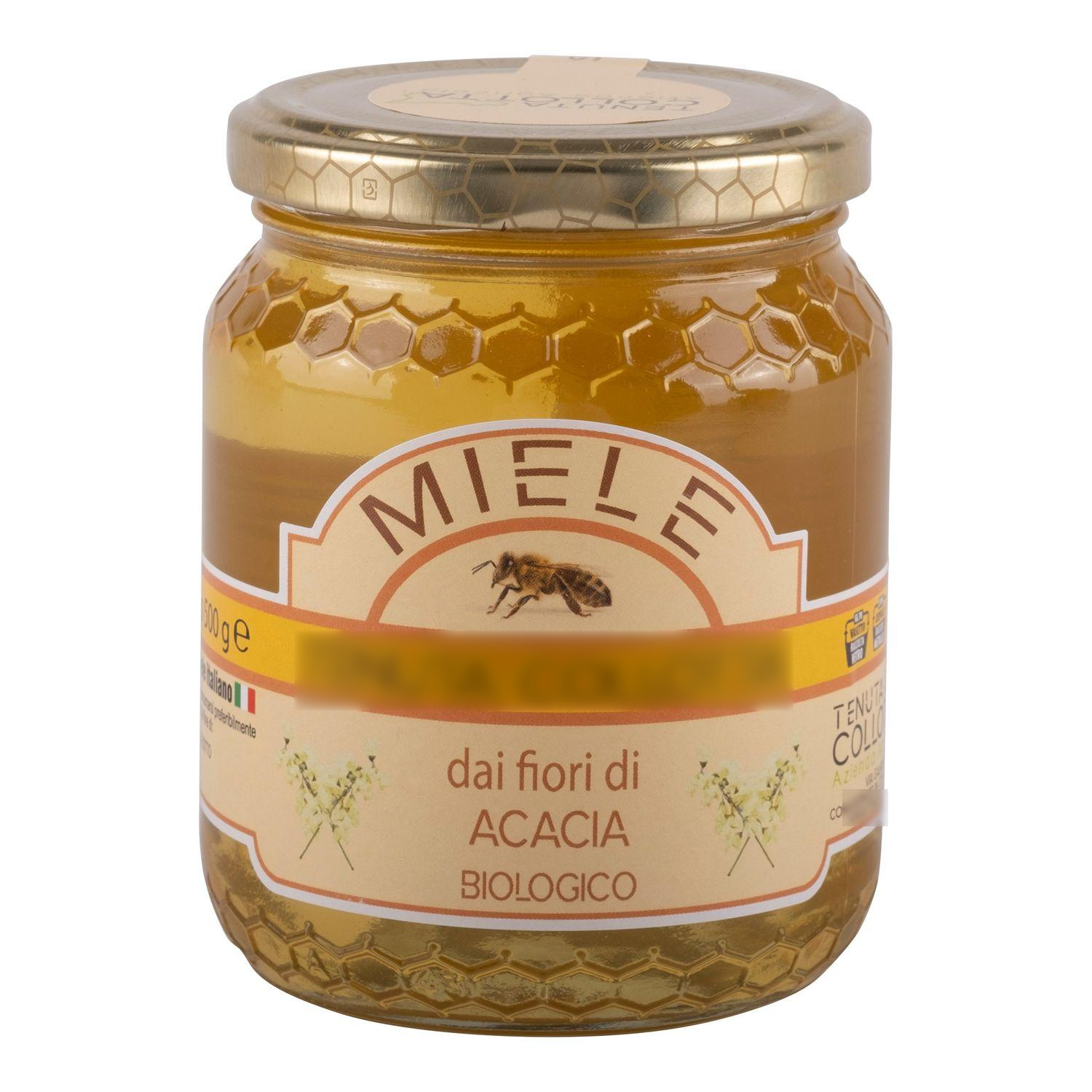 Organic Acacia Honey 500g - - 100% Italian