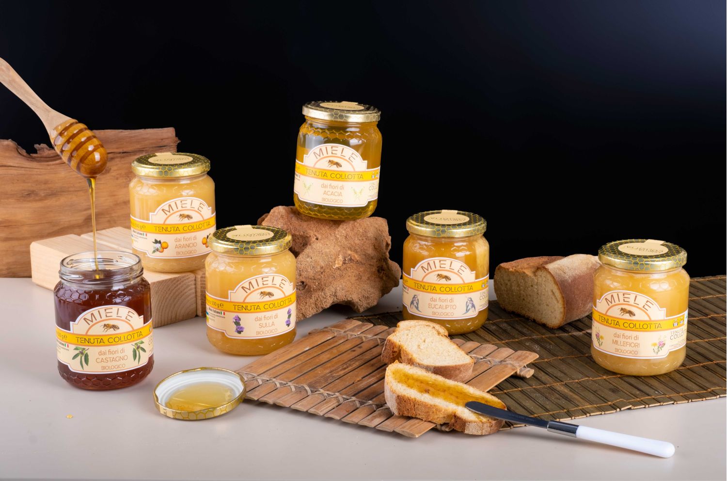 Organic Orange Honey 500g - 100% Italian - Made in Sicily